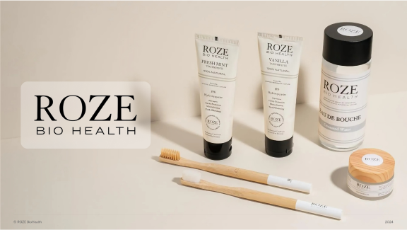 The cover of a marketing pitch deck